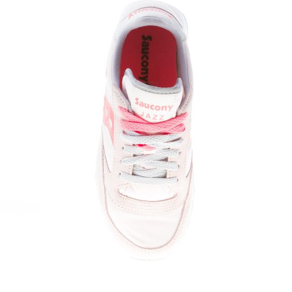 SAUCONY donna sneaker Jazz Original in nylon e camoscio ROSA più corallo - immagine 7