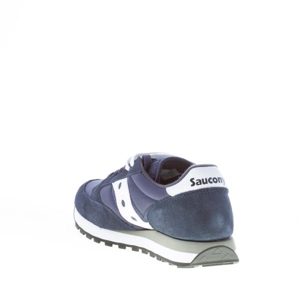 SAUCONY uomo sneaker Jazz Original in nylon e camoscio BLU NAVY più bianco - immagine 4