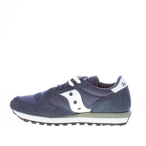 SAUCONY uomo sneaker Jazz Original in nylon e camoscio BLU NAVY più bianco - immagine 5