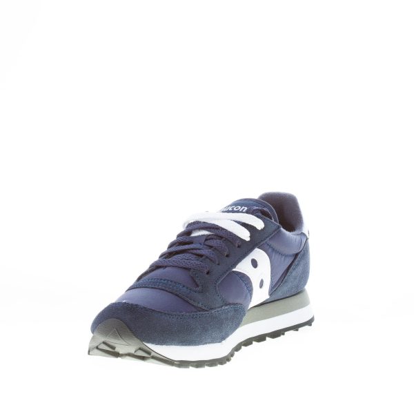 SAUCONY uomo sneaker Jazz Original in nylon e camoscio BLU NAVY più bianco - immagine 6