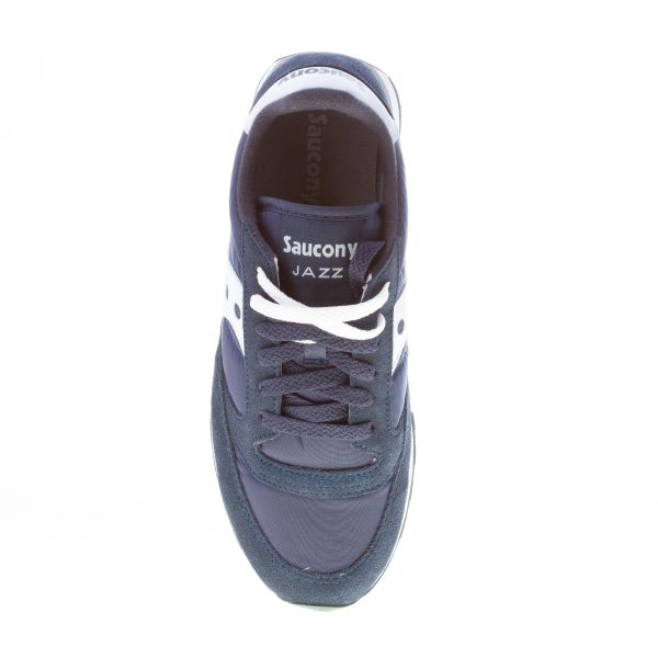 SAUCONY uomo sneaker Jazz Original in nylon e camoscio BLU NAVY più bianco - immagine 7
