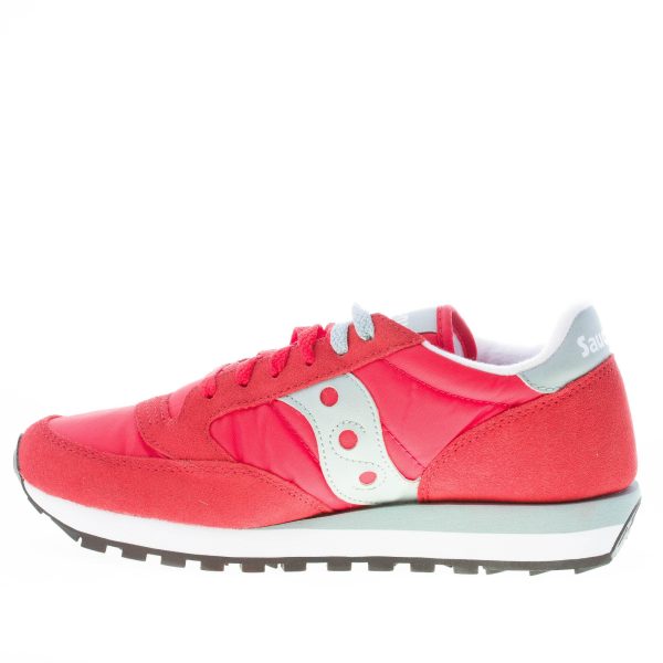 SAUCONY uomo sneaker Jazz Original in nylon e camoscio ROSSO più grigio chiaro - immagine 5
