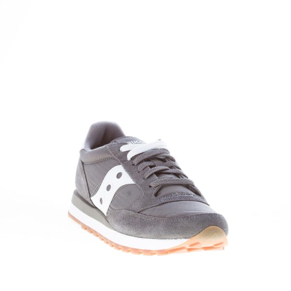 SAUCONY uomo sneaker Jazz Original in nylon e camoscio GRIGIO più bianco - immagine 2