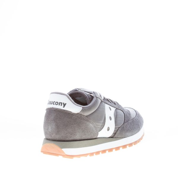 SAUCONY uomo sneaker Jazz Original in nylon e camoscio GRIGIO più bianco - immagine 3