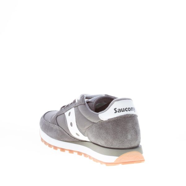 SAUCONY uomo sneaker Jazz Original in nylon e camoscio GRIGIO più bianco - immagine 4