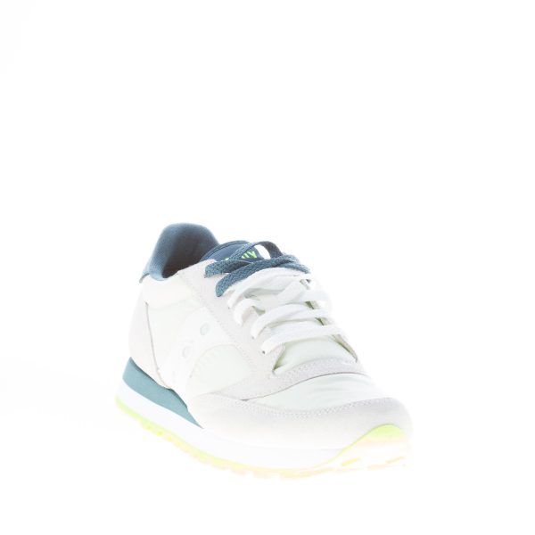 SAUCONY uomo sneaker Jazz Original in nylon e camoscio GRIGIO CHIARO più blu - immagine 2