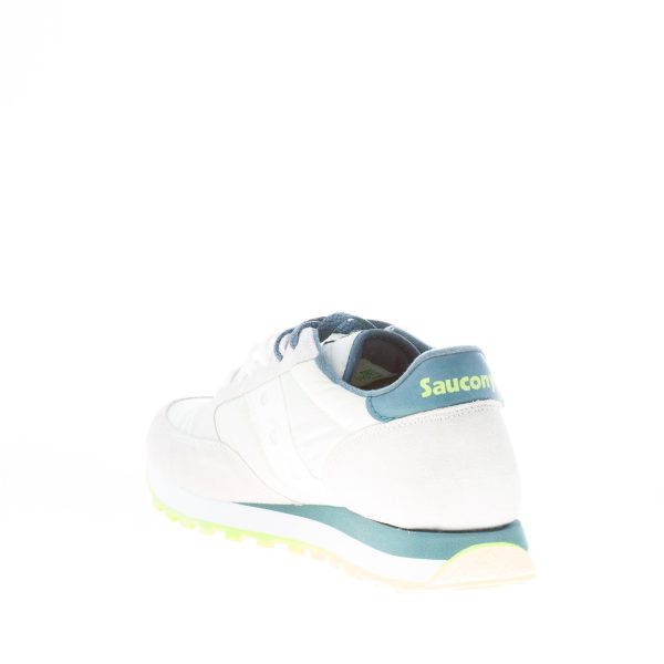 SAUCONY uomo sneaker Jazz Original in nylon e camoscio GRIGIO CHIARO più blu - immagine 4