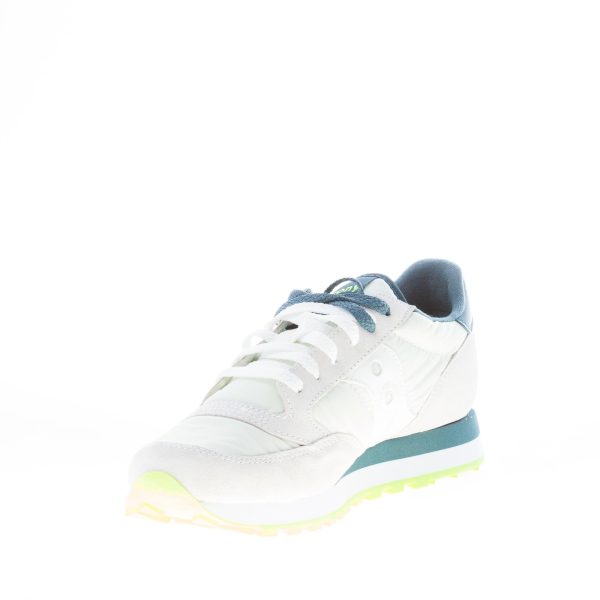 SAUCONY uomo sneaker Jazz Original in nylon e camoscio GRIGIO CHIARO più blu - immagine 6