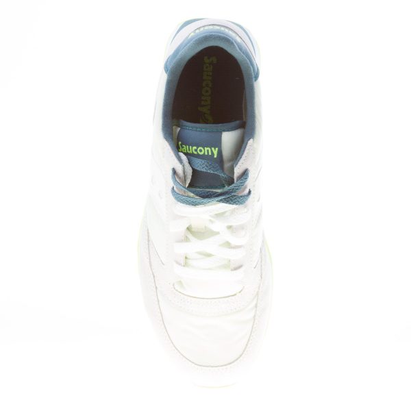 SAUCONY uomo sneaker Jazz Original in nylon e camoscio GRIGIO CHIARO più blu - immagine 7