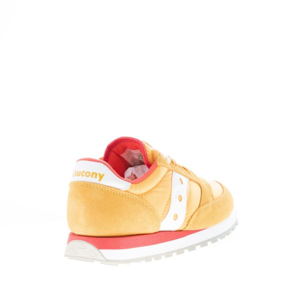 SAUCONY uomo sneaker Jazz Original in nylon e camoscio GIALLO più arancione e bianco - immagine 3