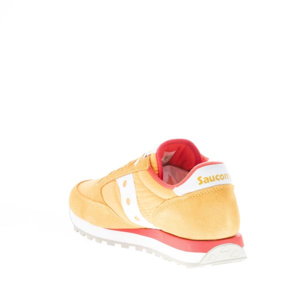 SAUCONY uomo sneaker Jazz Original in nylon e camoscio GIALLO più arancione e bianco - immagine 4