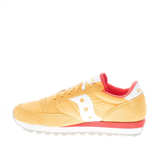 SAUCONY uomo sneaker Jazz Original in nylon e camoscio GIALLO più arancione e bianco - immagine 5
