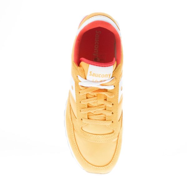 SAUCONY uomo sneaker Jazz Original in nylon e camoscio GIALLO più arancione e bianco - immagine 7