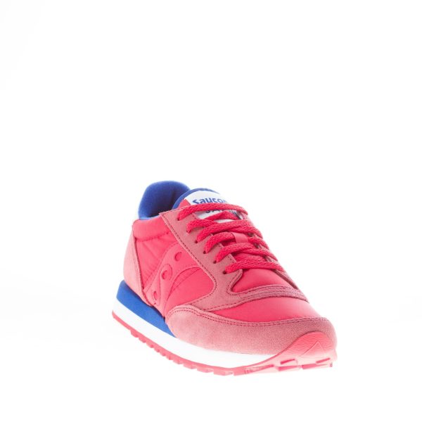 SAUCONY uomo sneaker Jazz Original in nylon e camoscio ROSSO più bianco e blu - immagine 2