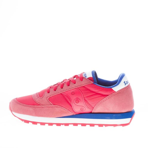 SAUCONY uomo sneaker Jazz Original in nylon e camoscio ROSSO più bianco e blu - immagine 5