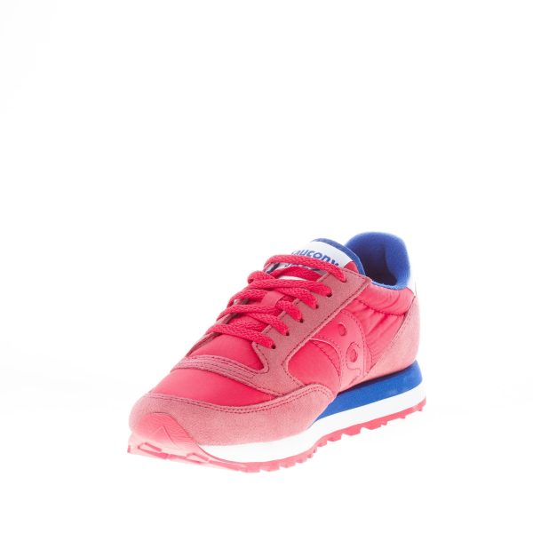 SAUCONY uomo sneaker Jazz Original in nylon e camoscio ROSSO più bianco e blu - immagine 6