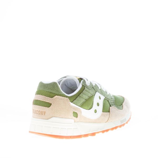 SAUCONY uomo sneaker Shadow 5000 in camoscio e tessuto VERDE più beige e bianco - immagine 3