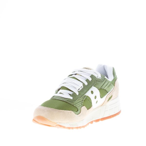 SAUCONY uomo sneaker Shadow 5000 in camoscio e tessuto VERDE più beige e bianco - immagine 6