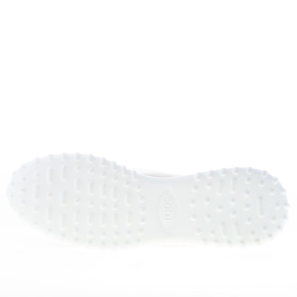 TOD'S donna mocassino in pelle MARRONE con doppia T in metallo e suola sport gomma rialzata - immagine 8