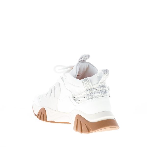 VERSACE uomo sneaker Squalo Hiker in pelle, camoscio e tessuto BIANCO più grigio - immagine 4
