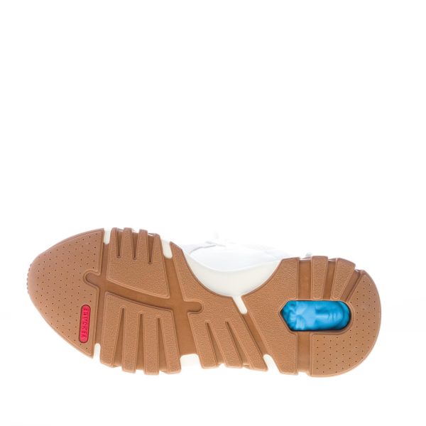 VERSACE uomo sneaker Squalo Hiker in pelle, camoscio e tessuto BIANCO più grigio - immagine 8