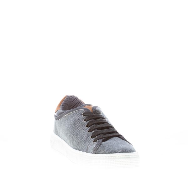 VOILE BLANCHE uomo sneaker Fit Easy in canvas GRIGIO - immagine 2