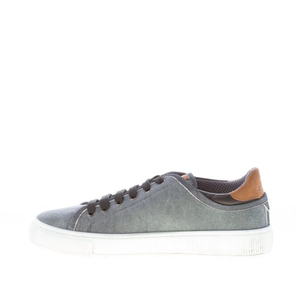 VOILE BLANCHE uomo sneaker Fit Easy in canvas GRIGIO - immagine 5