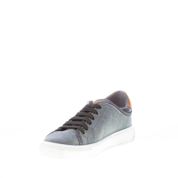 VOILE BLANCHE uomo sneaker Fit Easy in canvas GRIGIO - immagine 6