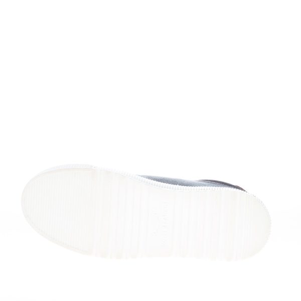 VOILE BLANCHE uomo sneaker Fit Easy in canvas GRIGIO - immagine 8