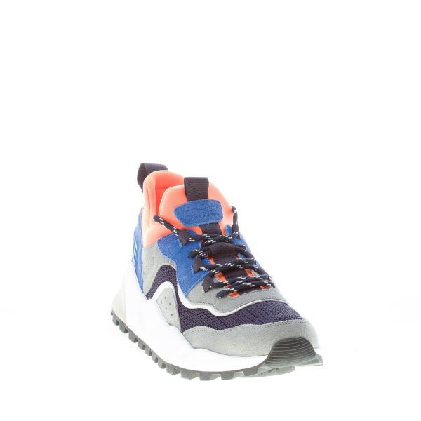 VOILE BLANCHE uomo sneaker Club04 in camoscio, tessuto e scuba MULTICOLORE - immagine 2