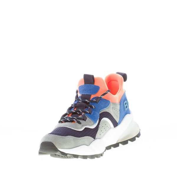 VOILE BLANCHE uomo sneaker Club04 in camoscio, tessuto e scuba MULTICOLORE - immagine 6