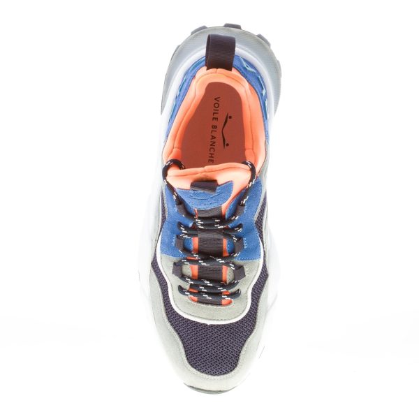 VOILE BLANCHE uomo sneaker Club04 in camoscio, tessuto e scuba MULTICOLORE - immagine 7