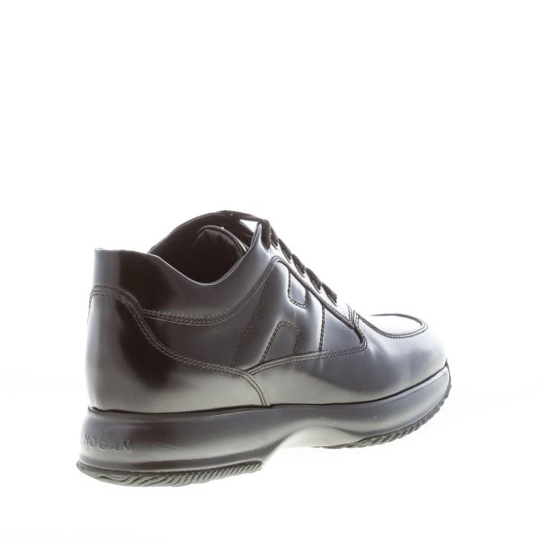 HOGAN uomo Interactive sneaker in pelle semilucida NERO - immagine 3
