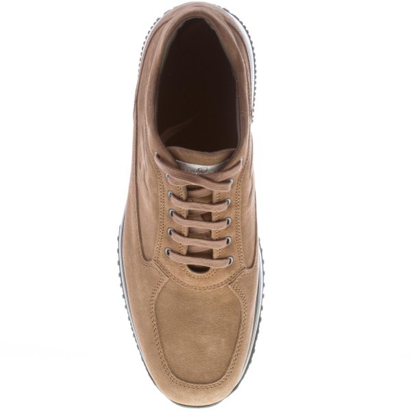 HOGAN uomo Interactive sneaker in camoscio FANGO CHIARO H rilievo - immagine 7