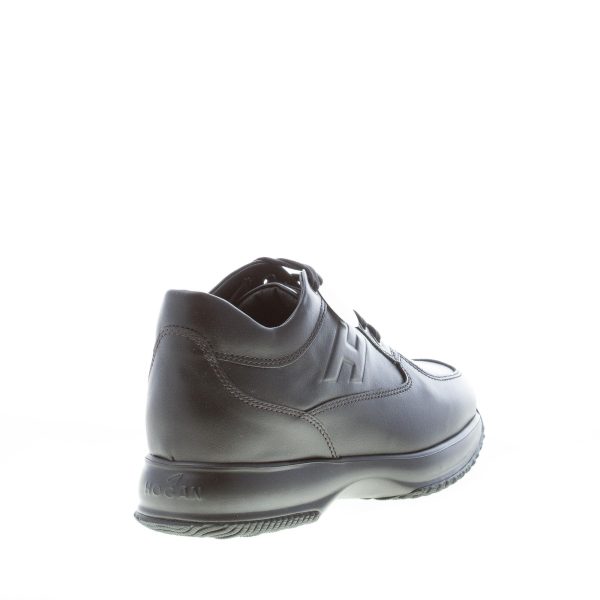 HOGAN uomo Interactive sneaker in pelle NERO H rilievo - immagine 3