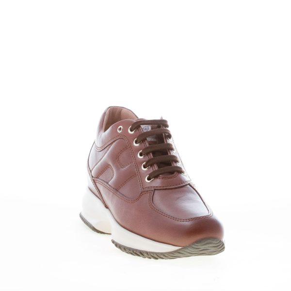 HOGAN donna Interactive sneaker in pelle MARRONE - immagine 2