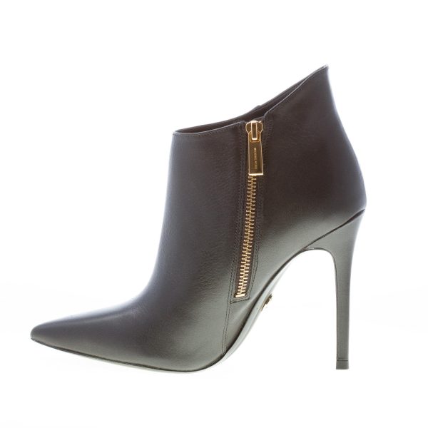 MICHAEL KORS donna tronchetto Antonia Bootie in pelle NERO. Tacco 11 cm - immagine 5
