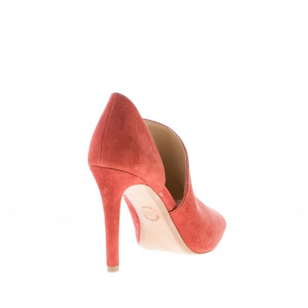 MICHAEL KORS donna tronchetto open toe Elodie Bootie in camoscio RUGGINE. Tacco 10 cm - immagine 3