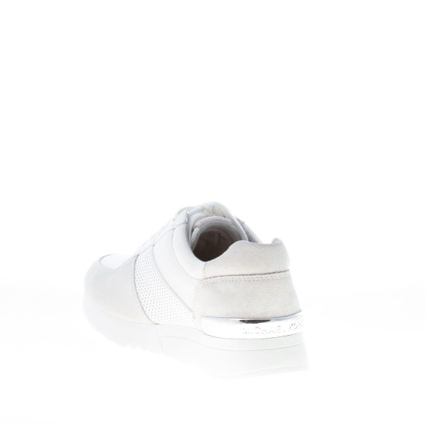 MICHAEL KORS donna sneaker Allie Trainer in camoscio e tessuto BIANCO - immagine 4