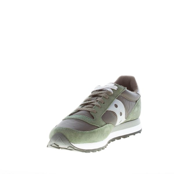 SAUCONY uomo sneaker Jazz Original in nylon e camoscio VERDE più grigio - immagine 6
