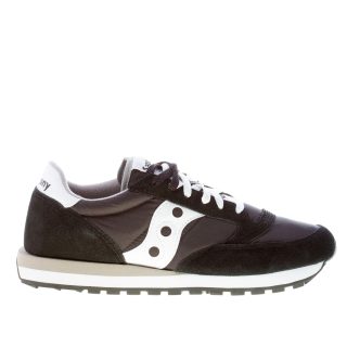 SAUCONY uomo sneaker Jazz Original in camoscio e tessuto NERO più bianco