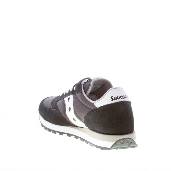 SAUCONY uomo sneaker Jazz Original in camoscio e tessuto NERO più bianco - immagine 4