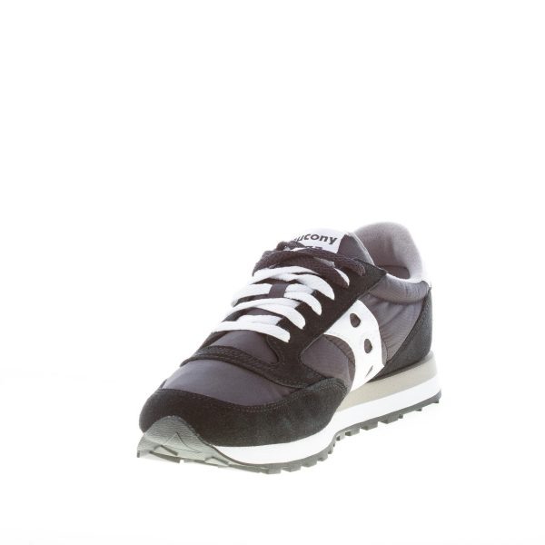 SAUCONY uomo sneaker Jazz Original in camoscio e tessuto NERO più bianco - immagine 6