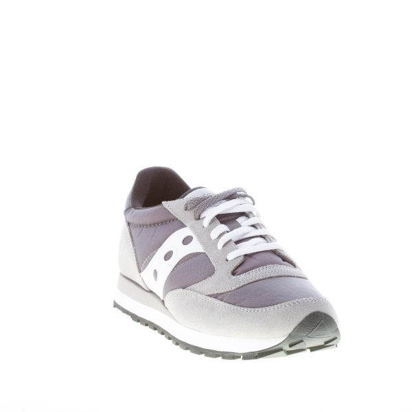 SAUCONY uomo sneaker Jazz Original in nylon e camoscio GRIGIO scuro più bianco - immagine 2