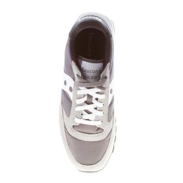SAUCONY uomo sneaker Jazz Original in nylon e camoscio GRIGIO scuro più bianco - immagine 7
