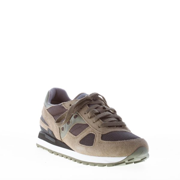 SAUCONY uomo sneaker Shadow Original in camoscio OLIVA più tessuto NERO - immagine 2