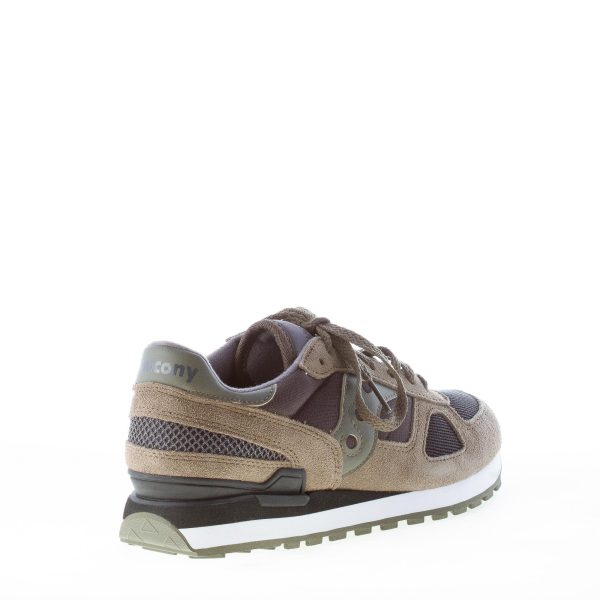 SAUCONY uomo sneaker Shadow Original in camoscio OLIVA più tessuto NERO - immagine 3