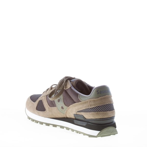 SAUCONY uomo sneaker Shadow Original in camoscio OLIVA più tessuto NERO - immagine 4
