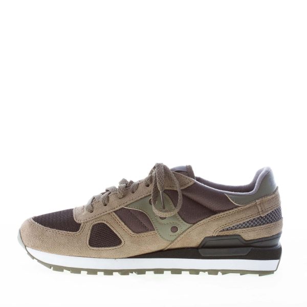 SAUCONY uomo sneaker Shadow Original in camoscio OLIVA più tessuto NERO - immagine 5