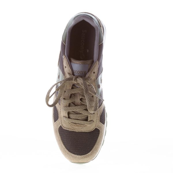 SAUCONY uomo sneaker Shadow Original in camoscio OLIVA più tessuto NERO - immagine 7